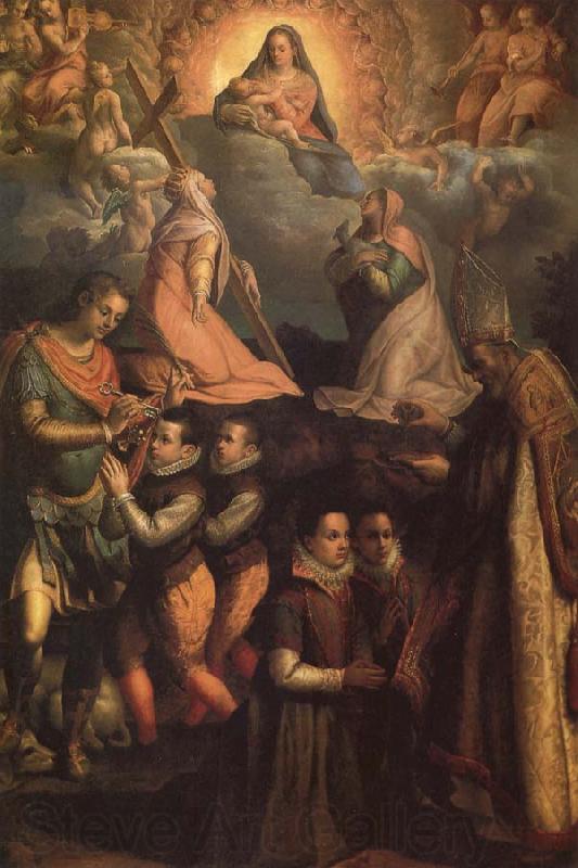Lavinia Fontana The consagracion to the Virgin one France oil painting art